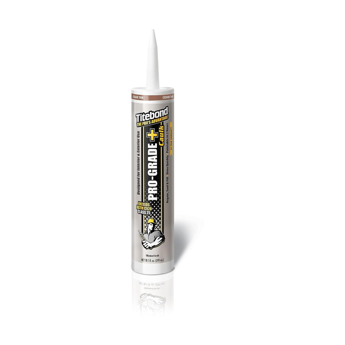 Titebond Calafateo Acrílico Siliconado para Interior y Exterior - Plus Slate Gray