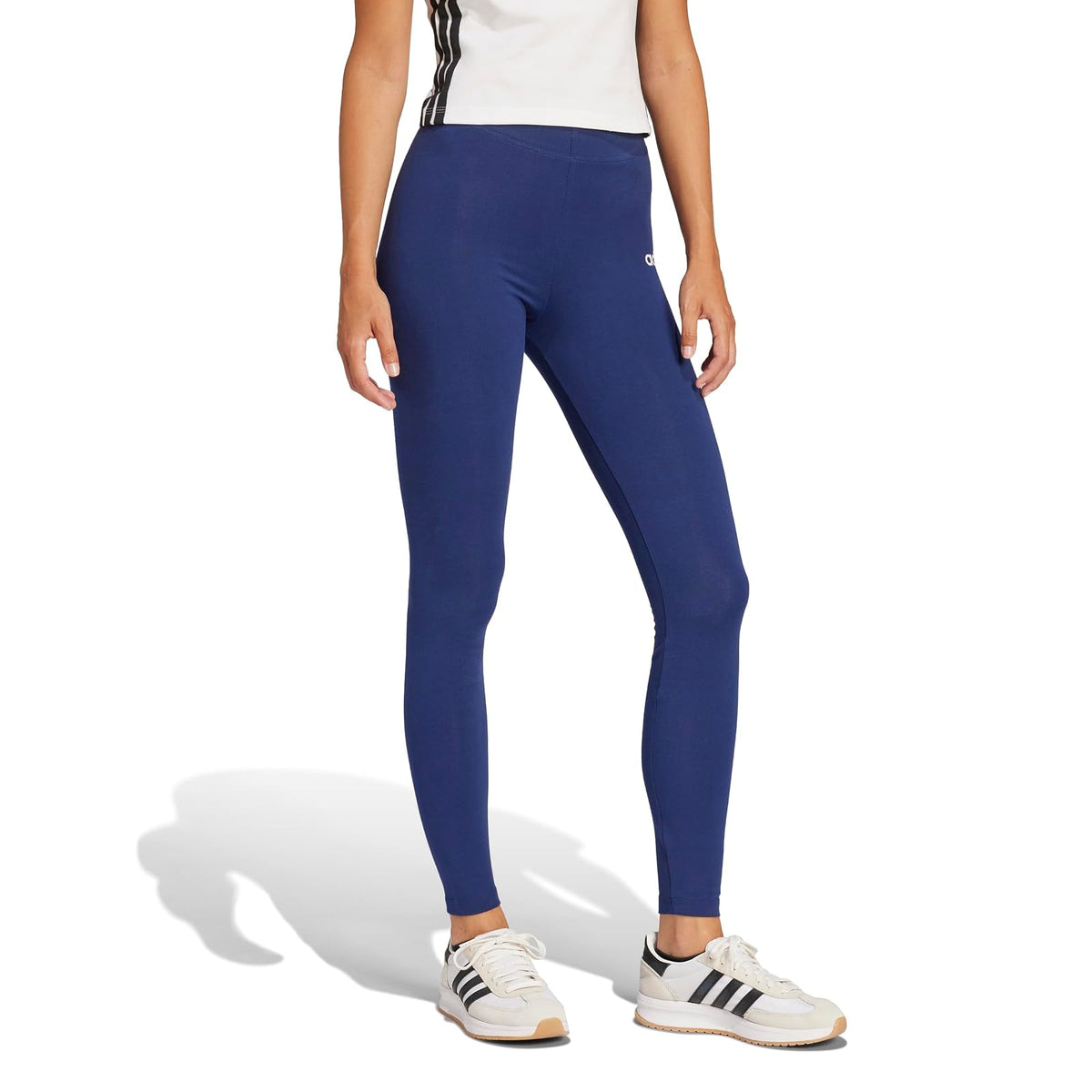 adidas Essentials - Mallas de algodón lineales para Mujer