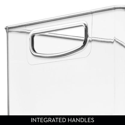 InterDesign iDesign - Contenedor apilable de plástico reciclado para Linus Collection - Transparente