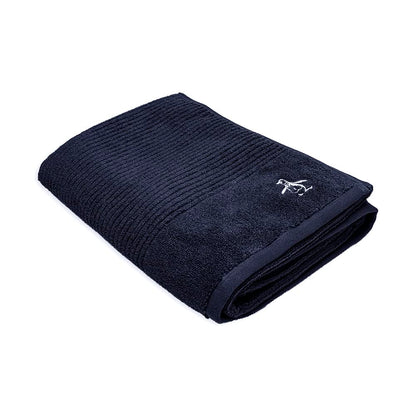 The Original Penguin, Toalla Medio Baño 100% Algodón, Color Azul, Donegal.