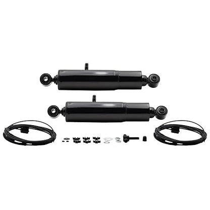 Gabriel HiJackers Amortiguadores de Aire Ajustables Traseros 49235 para Cadillac/GMC/Dodge/Jeep/Nissan, Negro