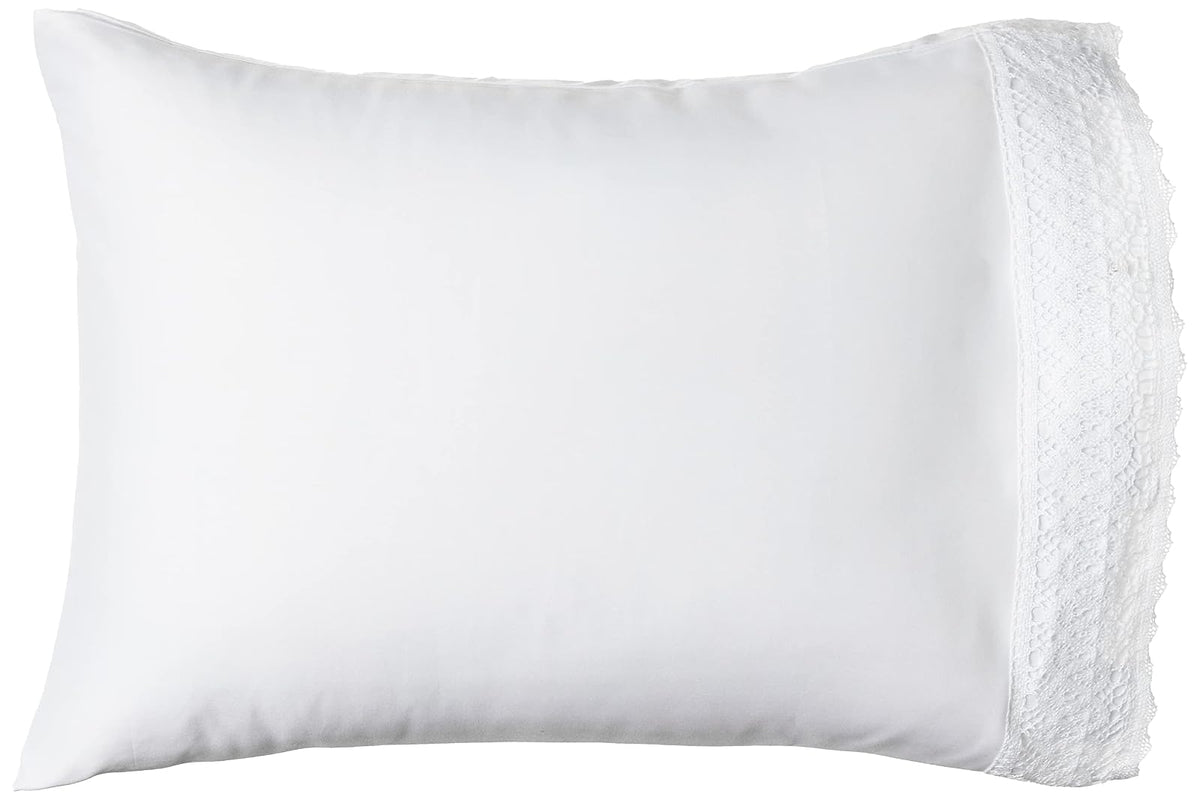 Amrapur Overseas Juego de sábanas, California King, Blush (Rosa), Blanco, Individual, 1
