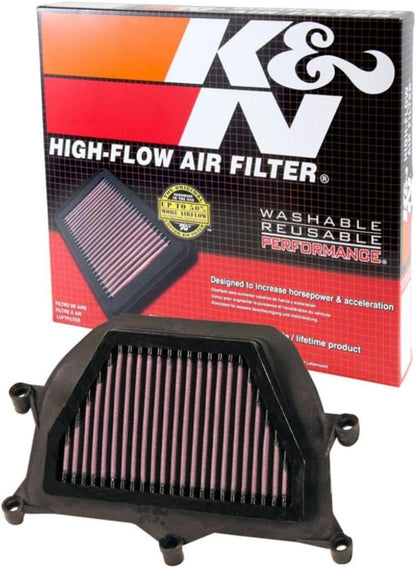 K&N YA-6006 Filtro de Aire de Repuesto de Alto Rendimiento para Yamaha R6 2006-07, Negro