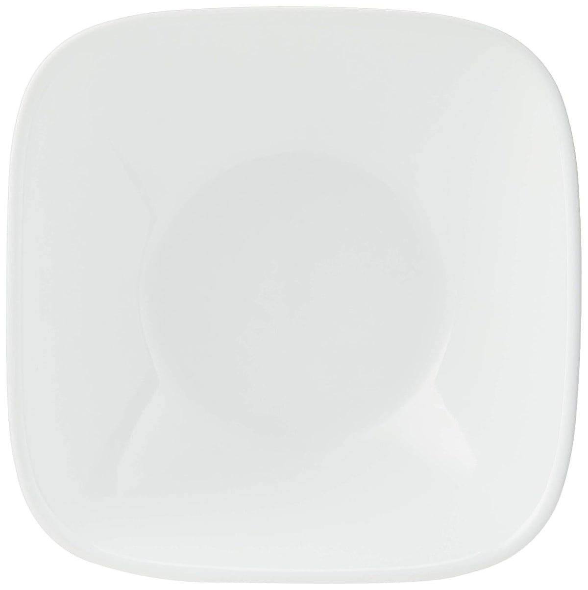 Corelle Vitrelle - tazón para servir de 1 cuarto de galón, tazón grande, vidrio de triple capa, resistente a grietas y astillas, bandejas cuadradas para servir, 7.75 pulgadas de ancho x 2.25 pulgadas