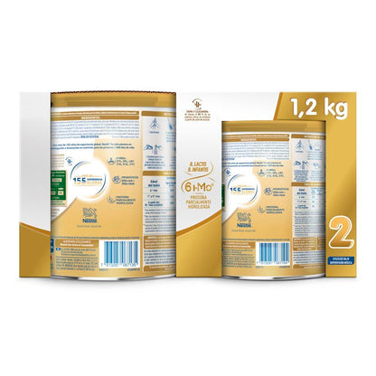 NAN 2 Supreme Pro Fórmula de Continuación 6-12 Meses Pack Lata 800 g + Lata 400 g