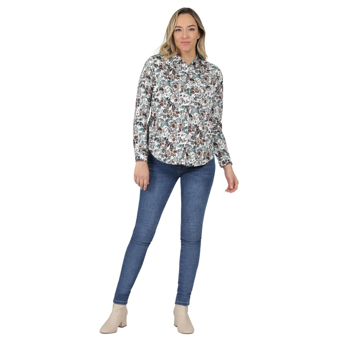 Lee, Blusa para Mujer, Corte Slim Fit, Línea Classic, Diseño Clásico, Ropa de Moda, Color Amarillo, Talla Chica