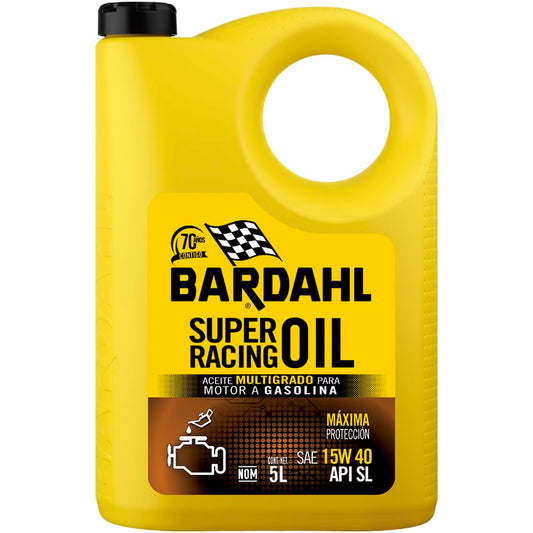 Bardahl Aceite Super Racing Oil 15W-40 API SL, 5 L
