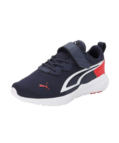 PUMA All-Day Active Tenis Unisex para Niños - 19.0 cm - Azul - Blanco