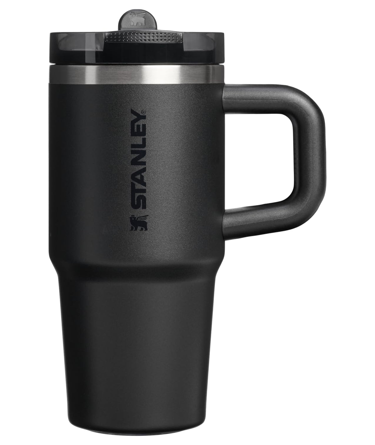 Stanley Quencher ProTour Vaso Térmico con Popote Abatible, Acero Inoxidable - 14 Ounces - Negro 2.0