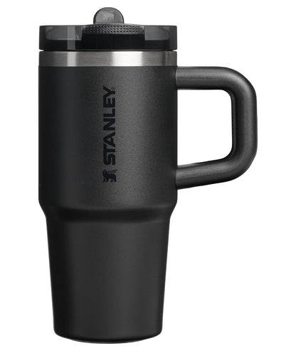 Stanley Quencher ProTour Vaso Térmico con Popote Abatible, Acero Inoxidable - 14 Ounces - Negro 2.0