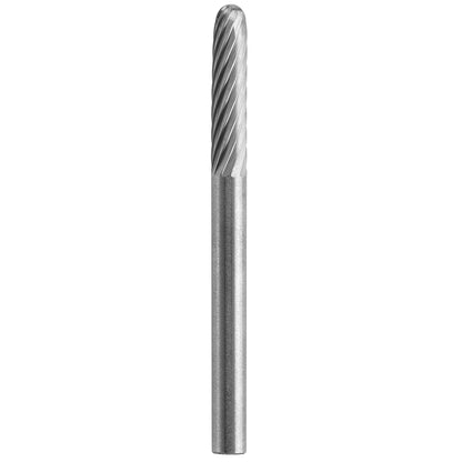 Dremel 9903 Fresa de Carburo de Tungsteno 1/8 Pulgadas para Materiales Duros - Cilindro de extremo redondo - Paquete de 1