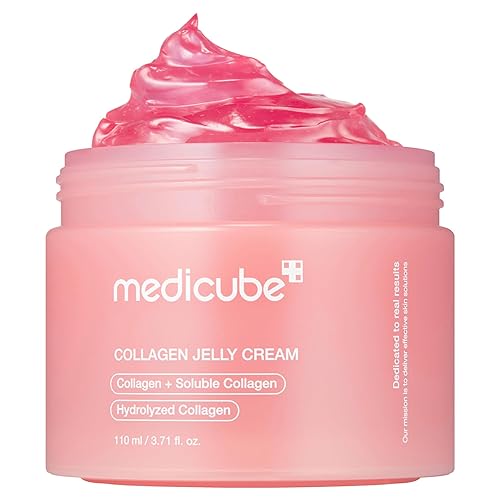 Medicube Crema de Gelatina de Colágeno- Niacinamida y Colágeno Hidrolizado Liofilizado - Aumenta La Hidratación de La Barrera de La Piel y Da Brillo 24H y Aspecto Lifado - Sin Color Artificial, Cuidad