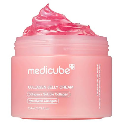 Medicube Crema de Gelatina de Colágeno- Niacinamida y Colágeno Hidrolizado Liofilizado - Aumenta La Hidratación de La Barrera de La Piel y Da Brillo 24H y Aspecto Lifado - Sin Color Artificial, Cuidad
