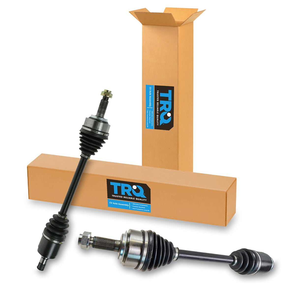 TRQ Juego de 2 Ejes CV Delanteros para Subaru Forester e Impreza WRX - CSA82500