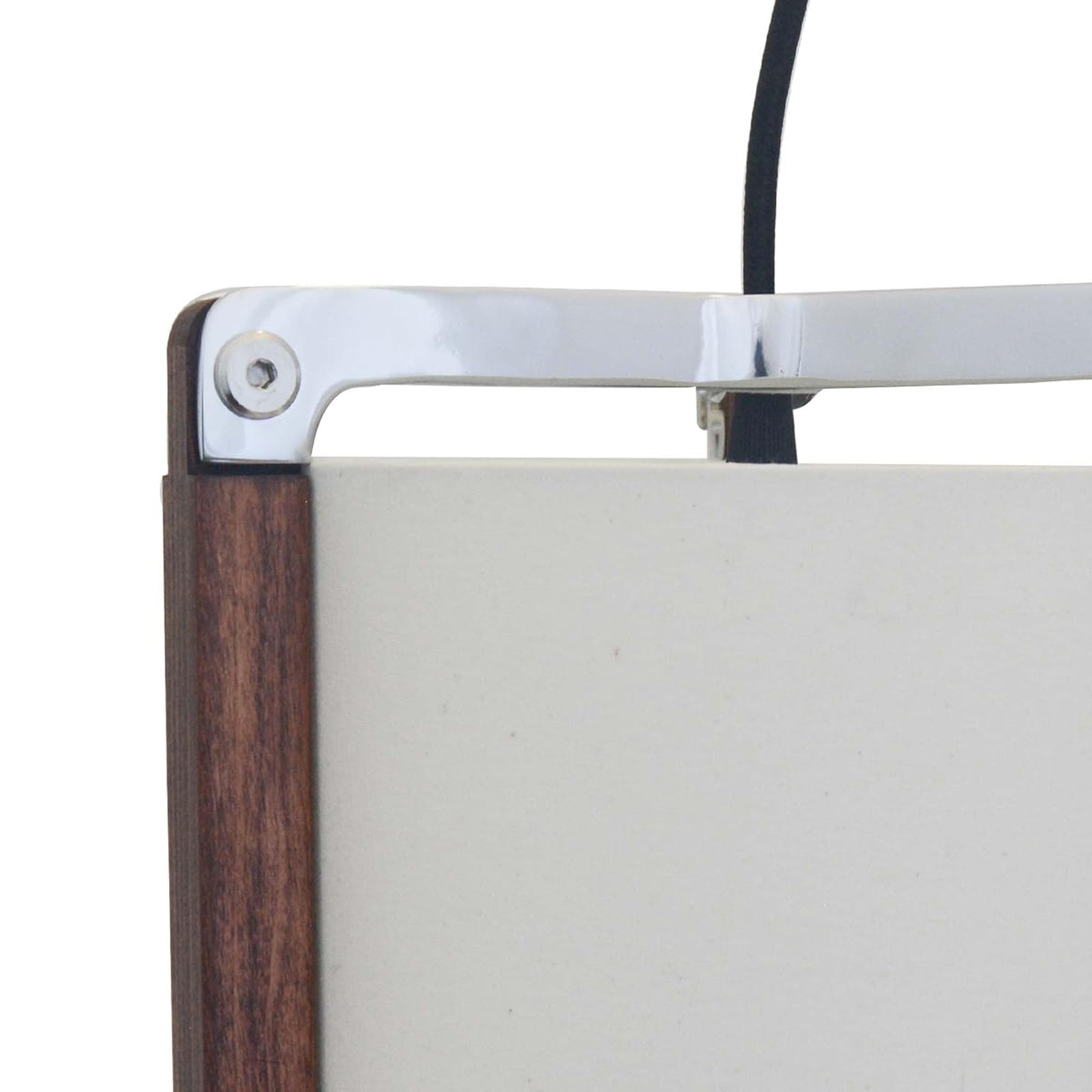 Luzerna CM-0337 Lámpara Colgante Mercedes Chica, Color Poplar Nogal, 1 Unidad