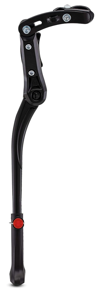 Schwinn - Soporte de montaje central o trasero para bicicleta de adultos y niños, ligero, conveniente para almacenamiento vertical, piezas de bicicleta y accesorios, perfecto para bicicletas sin placa - Montaje trasero - Adult Bike