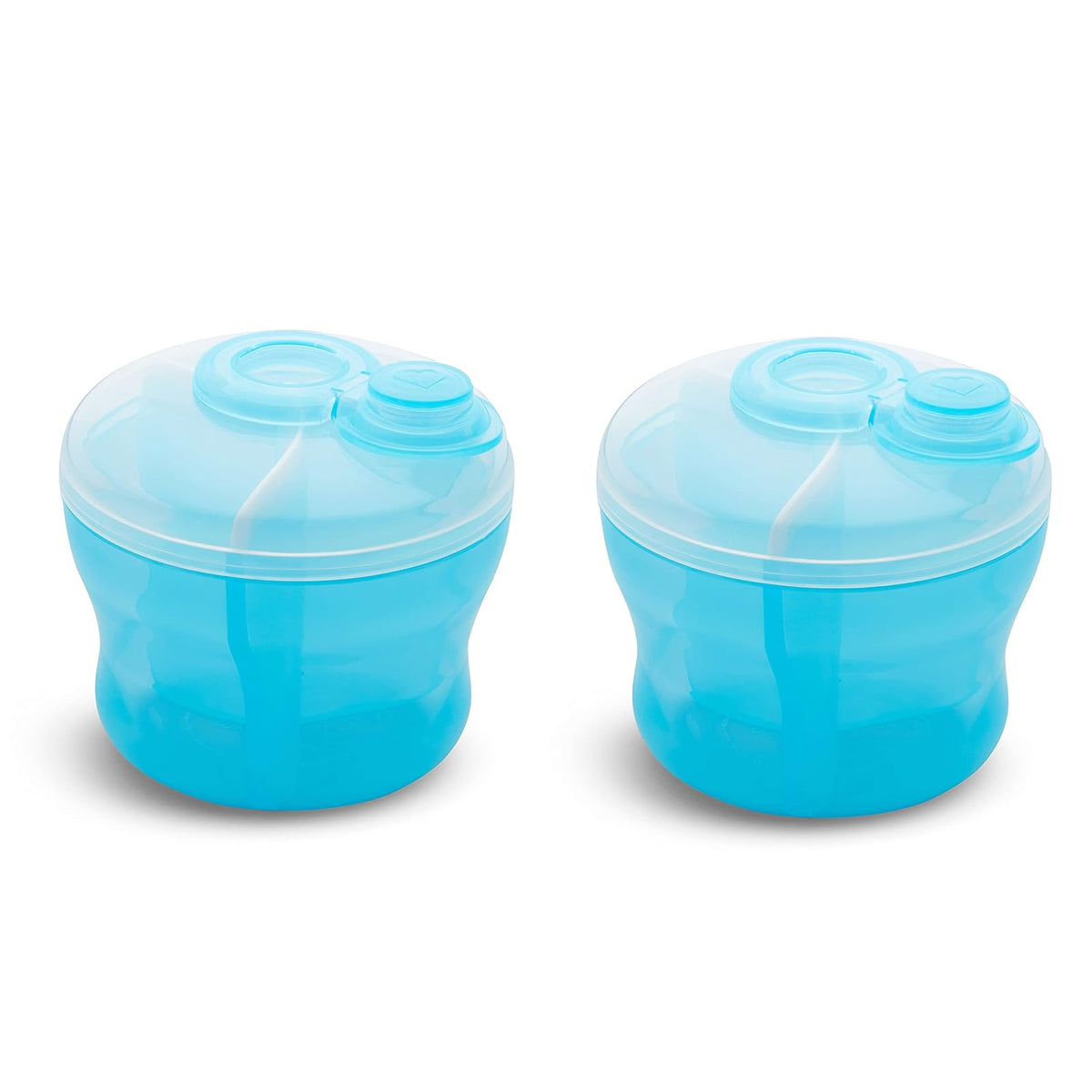 Munchkin® - Dispensador de fórmula sin BPA, 3 secciones de 9 onzas, azul, paquete de 2