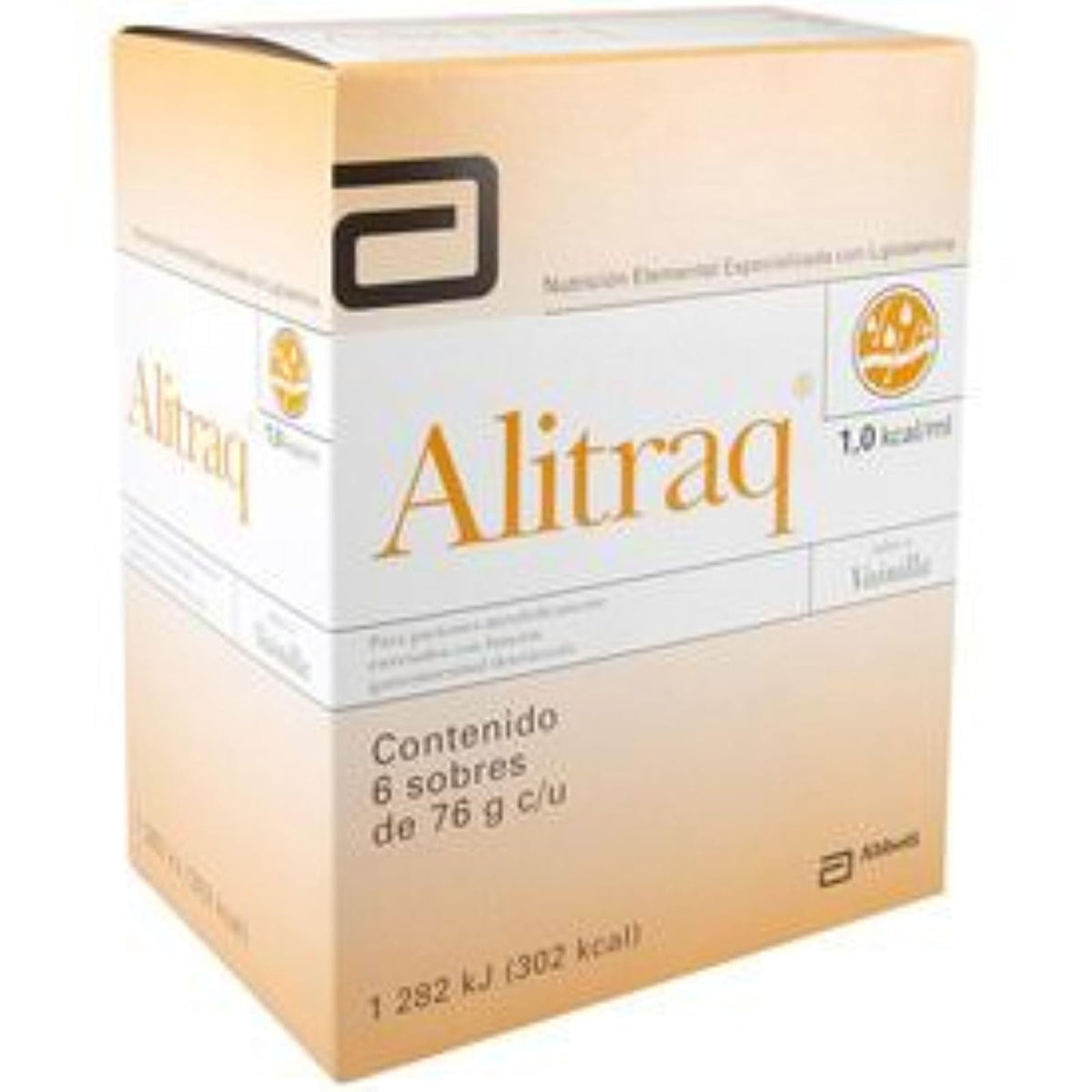 Alitraq - Paquete de 6 Sobres 76g, Ayuda A La Función Gastrointestinal, Ideal para Pacientes Metabólicamente Estresados