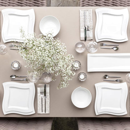 Villeroy & Boch NewWave Collection Juego de cubiertos de 20 piezas, servicio para utensilios de acero inoxidable 4, 18/10, apto para lavaplatos