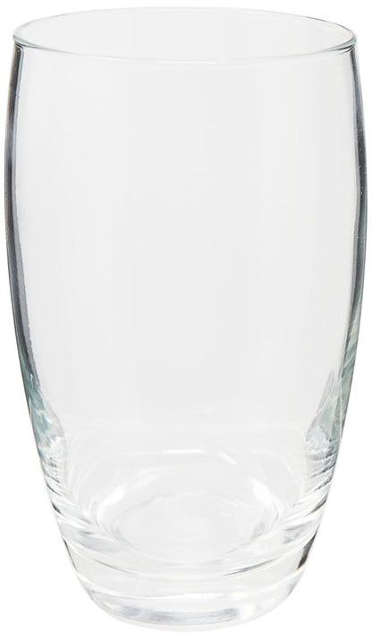 Borgonovo Aurelia-11000742 Juego de 6 Vasos de Vidrio, 420 ml