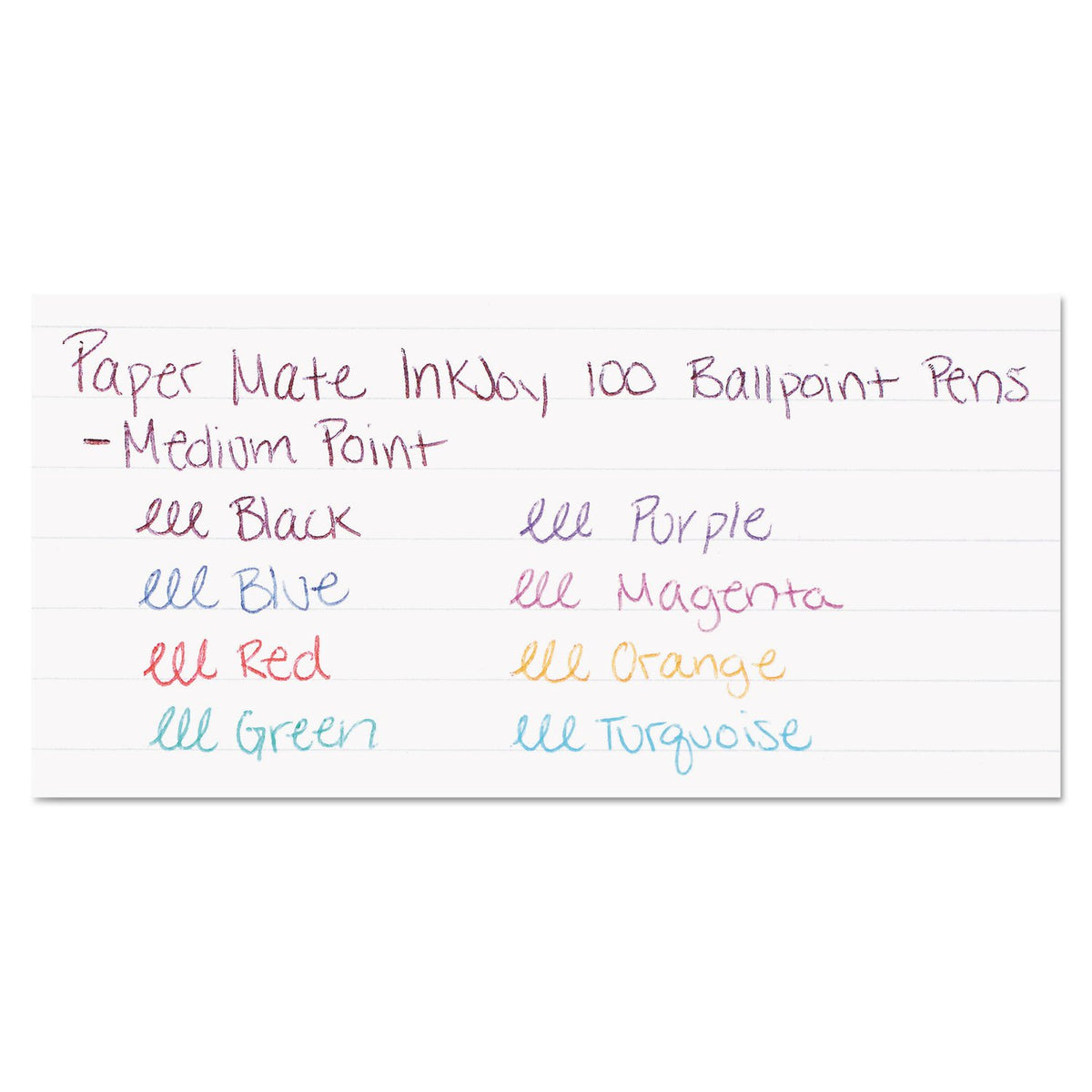 Paper Mate InkJoy - Bolígrafo, Bolígrafo, Variados, 8 unidades