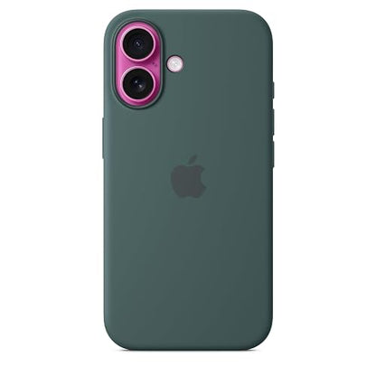 Apple Funda de silicón con MagSafe para el iPhone 16 - Verde Lago ​​​​​​​