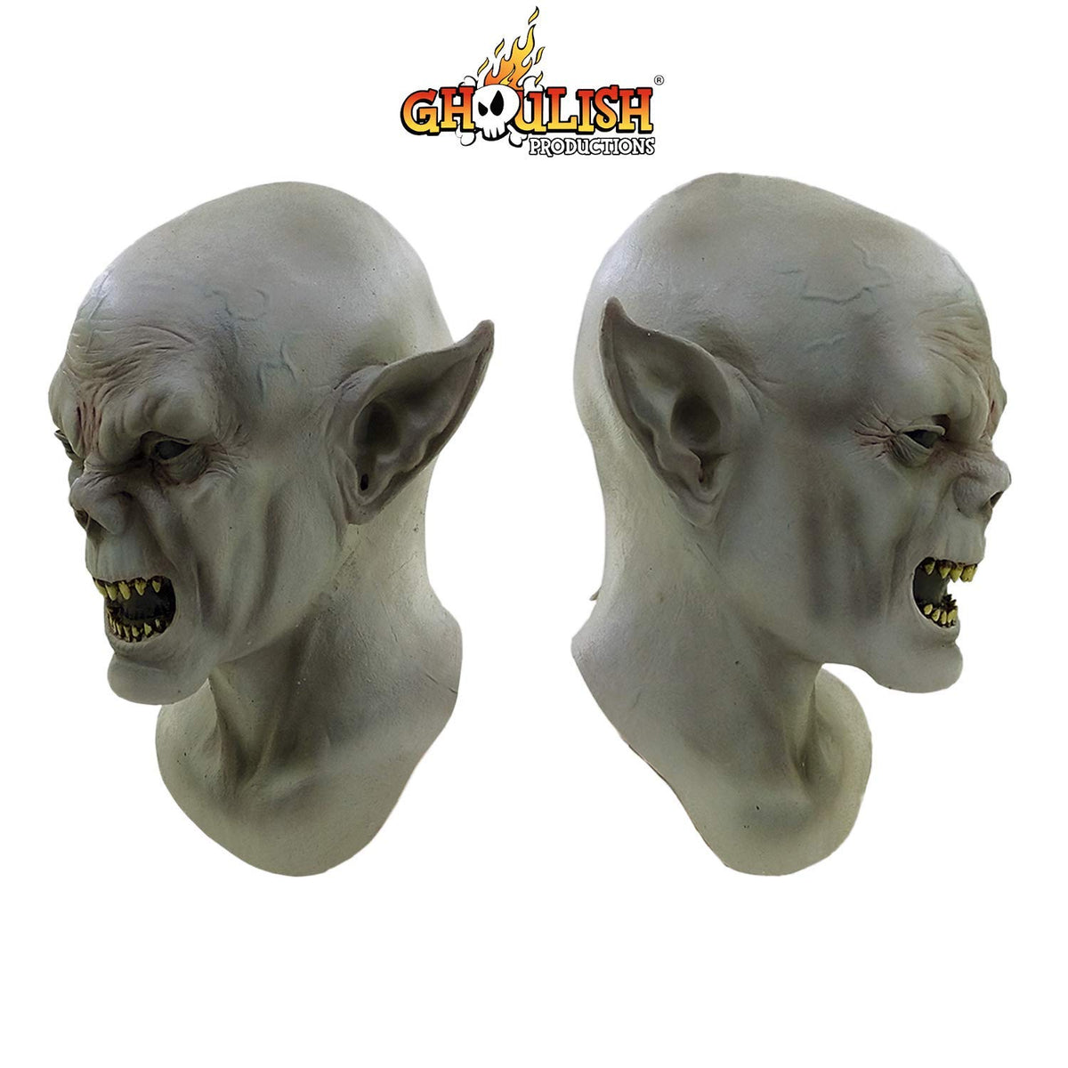 Máscara de Látex de Vampiro Catiff, Máscaras de Monstruo Mitad Hombre Mitad Murciélago Ideeal para Disfraz de Halloween