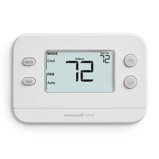 Honeywell Home X1N - Termostato no programable, de una Sola Etapa, 1 Calor/1 enfriamiento, Color Blanco