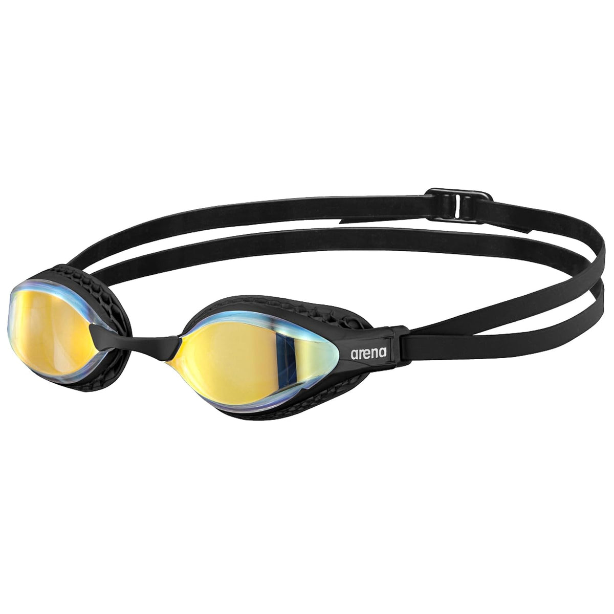 Arena Air-Speed Goggles de Natación Antiempañante Unisex - Negro - Espejo