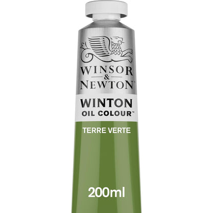 Winsor & Newton Winton Pintura de Óleo 200 ml - Verde (Terre Verte 637)