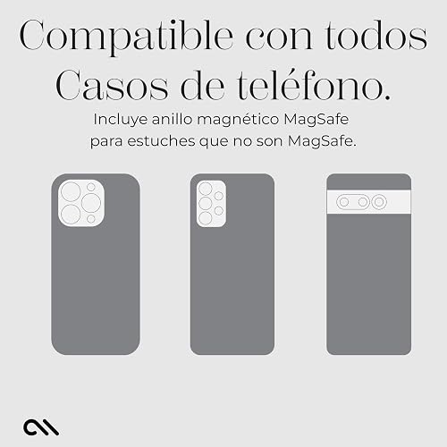 Case-Mate Stick it! Soporte magnético para teléfono con Ventosa | Soporte de succión a presión para iPhone Pro MAX Serie 16/15/14/13 | Soporte de succión Desmontable para teléfono con succión MagSafe