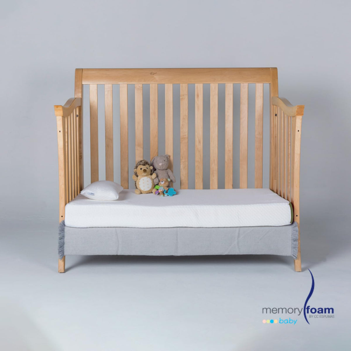 MEMORY FOAM BABY | Colchón de Cuna Para Bebé Baby Essential – Firmeza Media - 120 x 60 x 10 cm – Hecho de Espuma de Poliuretano
