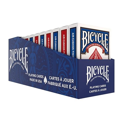 Bicycle Cartas de Juego estándar, tamaño de póquer, Paquete de 12
