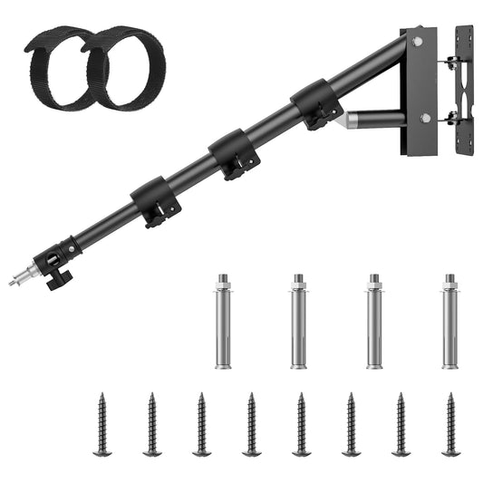 Anautin - Soporte de Anillo de luz – Brazo de Brazo Triangular para Montaje en Pared, 43 pulgadas/110 cm