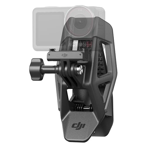 DJI Clip de Soporte de mentón para Casco Osmo, Compatibilidad: Osmo Action 6, Osmo Nano, Osmo 360, Osmo Action 5 Pro,Osmo Action 4,Osmo Action 3, Action 2