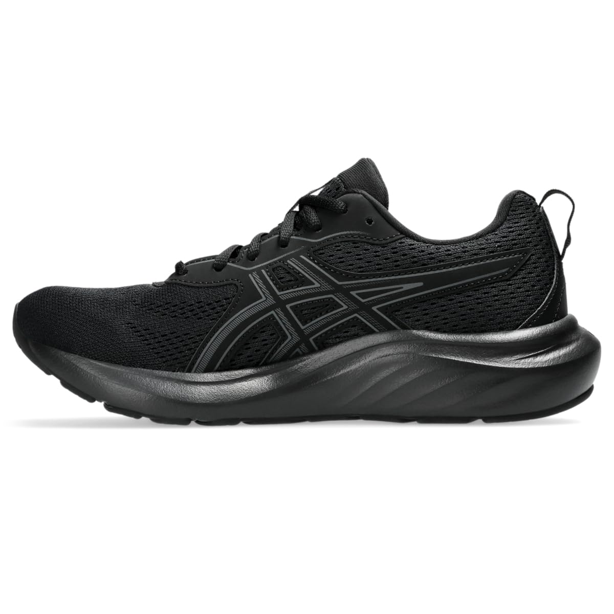 Asics Tenis Gel-Contend 9 Women, Black/Graphite Grey, 24.5 cm | Zapatos para correr de carretera