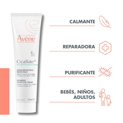 Avene Cicalfate+ Crema Hidratante Reparadora Piel Irritada Agua Termal 40ml