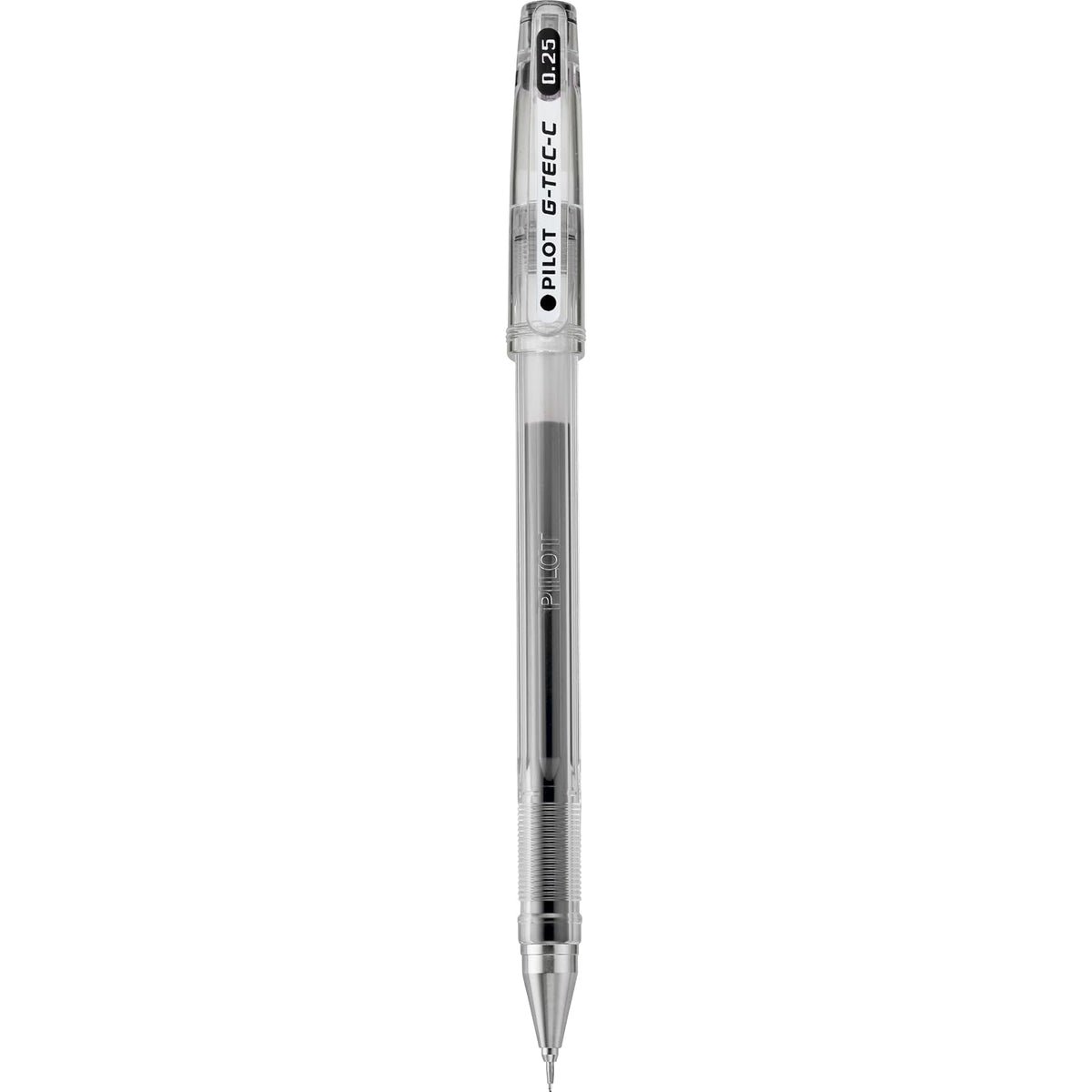 Pilot G-Tec-C Bolígrafos de Gel Punta Ultrafina Tinta Negra Caja de 12 - Dozen Box (0.25mm - Hyper Fine) - De tinta negra