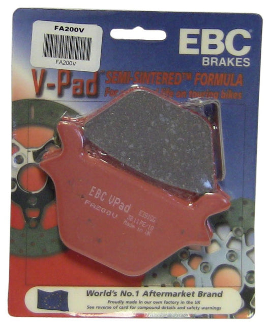 EBC Brakes Pastilla de Freno de Disco Semisinterizado FA200V