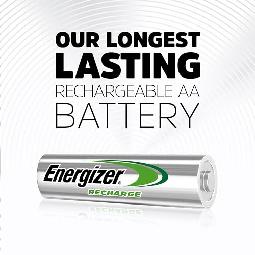 Energizer Baterías AA Recargables, batería Universal Doble A precargada, 16 Unidades