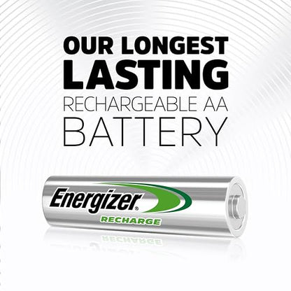 Energizer Baterías AA Recargables, batería Universal Doble A precargada, 16 Unidades