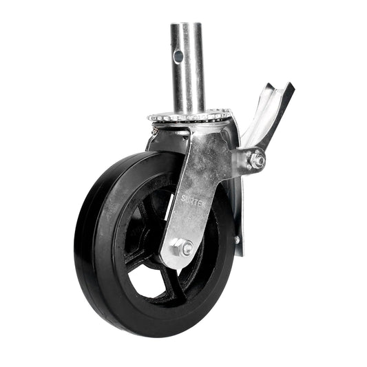 Surtek RA20B Rodaja de hule para andamio con freno 8"