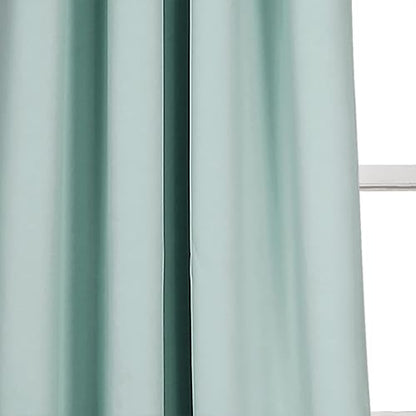 Lush Decor - Cortinas Opacas con Ojales, Pares, 52 Pulgadas de Ancho x 120 Pulgadas de Largo, Azul, diseño Clásico y Moderno, Cortinas Extralargas para Sala de Estar