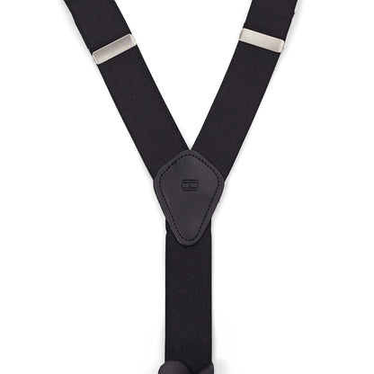 Tommy Hilfiger Tirantes para hombre de 32 mm con clip convertible, extremo de botón y correa