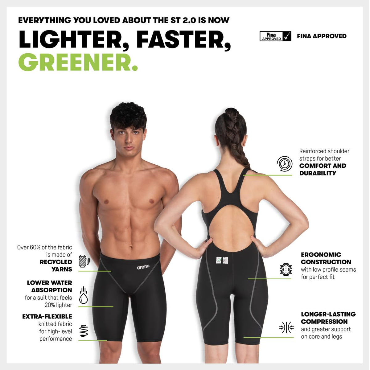 Arena Powerskin St Next OB Jr Traje de baño de una Pieza Mujer (Pack de 1)