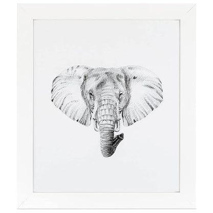 ArtToFrames 6x11 Inch Satin White Frame Picture Frame, 2WOMFRBW26074-6x11