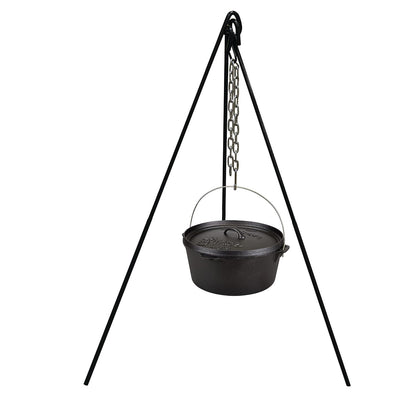 Stansport Cast Iron Camping Tripod for Outdoor Campfire Cooking