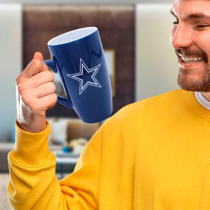 NFL Taza Ceramica Cowboys, Azul, 500 ml