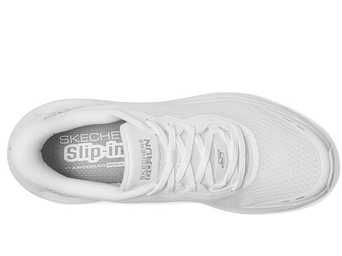 Skechers MAX Cushioning Glide-Step Caledonia Zapatillas para Mujer | Máxima amortiguación, slip-ins manos libres, plantilla Goga mate refrigerada por aire, entresuela Glide Step, goma Goodyear