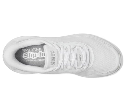 Skechers MAX Cushioning Glide-Step Caledonia Zapatillas para Mujer | Máxima amortiguación, slip-ins manos libres, plantilla Goga mate refrigerada por aire, entresuela Glide Step, goma Goodyear